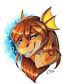 Cheeky dragon...
