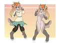 Anthro Canine Adoptable - OPEN by Karijn