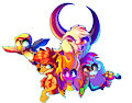 Spyro and the Gang by PlagueDogs123