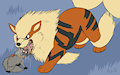 Huffy arcanine by PaperWings