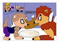 Thankstaking with Wolfgang and Howler