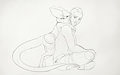 Zuri and Her Human Friend by Poulet7