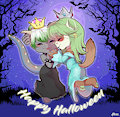 Halloween friends (ych)