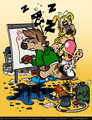 Tribute to André Franquin by Titash