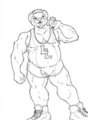 Wrestler Fratbear