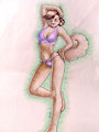 Purple bikini