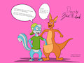 Orange The Kangaroo's Pouch Is Ticklish by NSFWTOONS