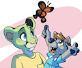 Speckie Spies a Butterfly! by XanderGreene