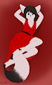 The Fox in the Red dress by RexSatou
