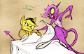 rajak and namah taking a nap, part 2, draw by Dreamkeepers