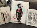 Traditional Tiefling Warrior Adoptable