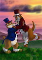 Spats and Harley in Love