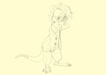 Shy Nerdy Meerkat