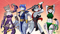Snow leopardess ninjas