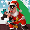 "Have you been naughty this year,little girl?"