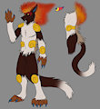 Lycanroc/Infernape Hybrid