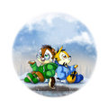 Munks in Snow by TaviMunk