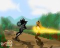 Hikari vs Sabina by MozzlynArts