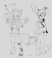 Random Sketch characters