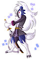 Shiny Lycanroc Samurai!