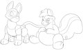 Thirsty Skunk, by Balloon-Quilava