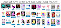TONS OF OC'S FOR SALE AND TRADE!!! <3