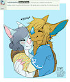 ::ASK RINKU:: HUG by TheMidnightWolfRaven