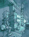 Lab Concept Art by OverFlo207