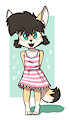 Kaelie in a dress