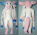 [commission] anthro sylveon plush