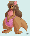 Kanga with hair! by JAMEArts