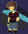 Echotale Frisk redesign by xFluffyFluffx