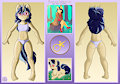 Commission - Aurum Essence Reference Sheet by Redkittykitty