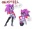 Coldsteel the hedgehog by Sparkydb