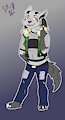 Rockah the Mightyena by Kiteuet