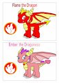 Flame and Ember in Skylanders