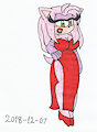 Amy Rose as Jessica Rabbit