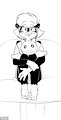 Sabrina and her plush