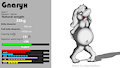Vore ref - Gnaryx (goat) (Free art) by CuddleFox