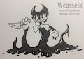 Bendy Inktober by Weasselk