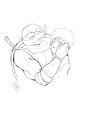 Leo Comforts Dana by HowlsMoon