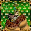 [PERSONAL] Christmas Kiss [ASAD & ABDEL] by AngyNoodle