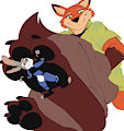[Sketch Color Commission 4] bax590 - Nick's Paw