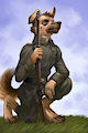 Scenic WW1 German Shepherd [C]