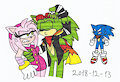 Sonic Boom: Trying to kiss Amy under the mistletoe