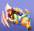 The Birb and the Gote (old art) by Jarvarts