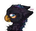 Birb Headshot by AzukiPuddles