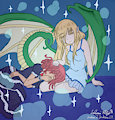 Collaboration: Dragon Girl and her maid