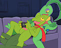 (CM) Chilling lizards by Felino