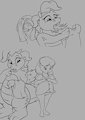 Emmy's dragontail page 2 wip by Guardianslade